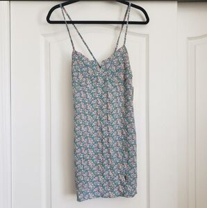 AEROPOSTALE Small Linen Blend Floral Mini Dress NWT